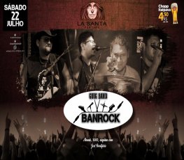 Show de estreia da Banda Banrock no La Santa Pub Café