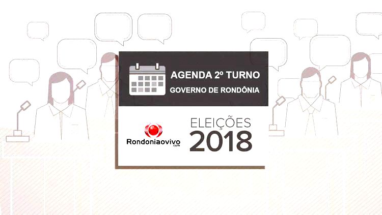 2° TURNO: Confira a agenda dos candidatos ao Governo de RO desta quinta, 18