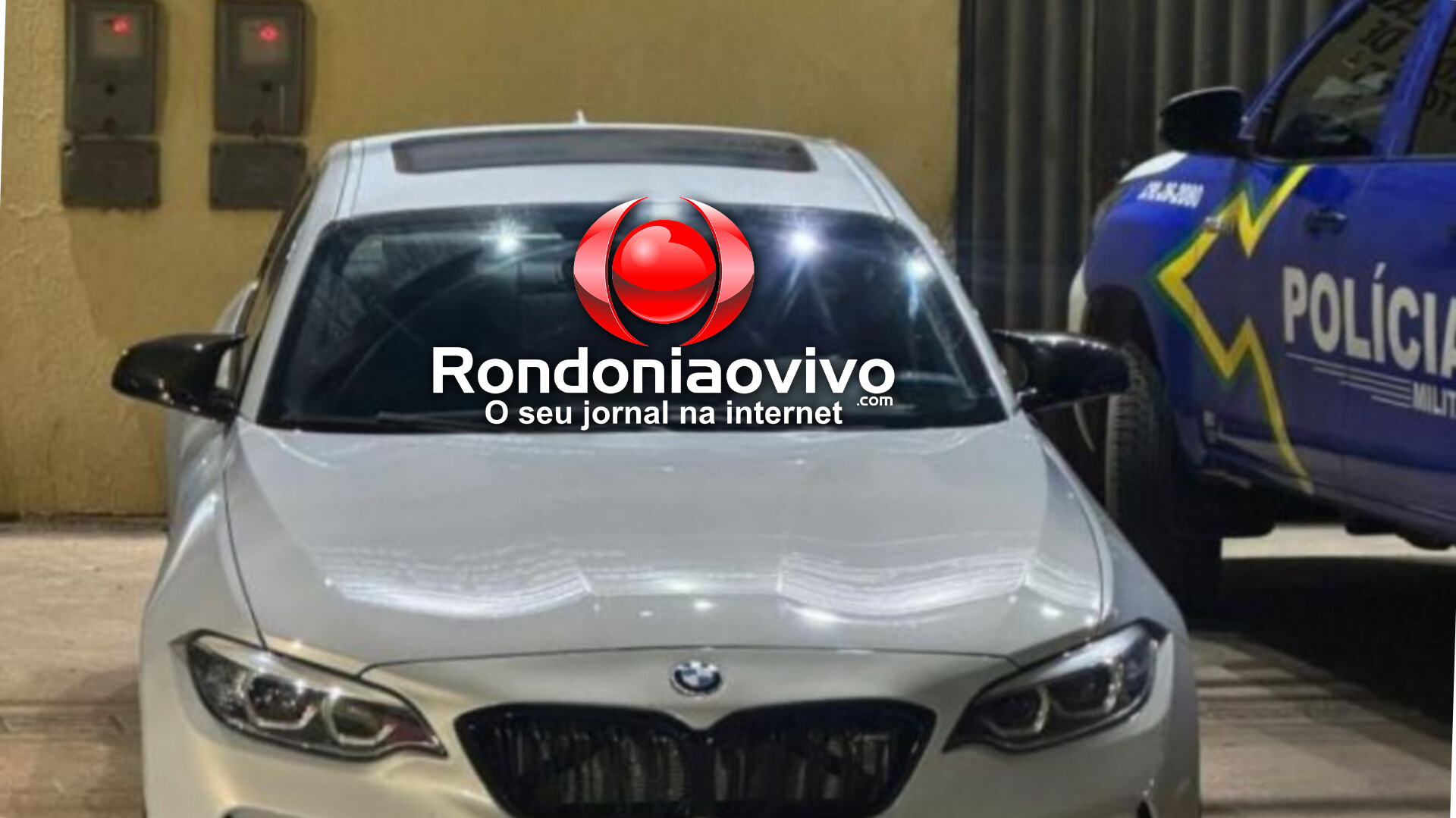CARRO DE LUXO: BMW furtada em Porto Velho é interceptada pela PM na BR-364 após cerco policial  ​