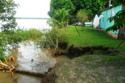 Comunidade de São Sebastião corre risco de desmoronamento em Porto Velho