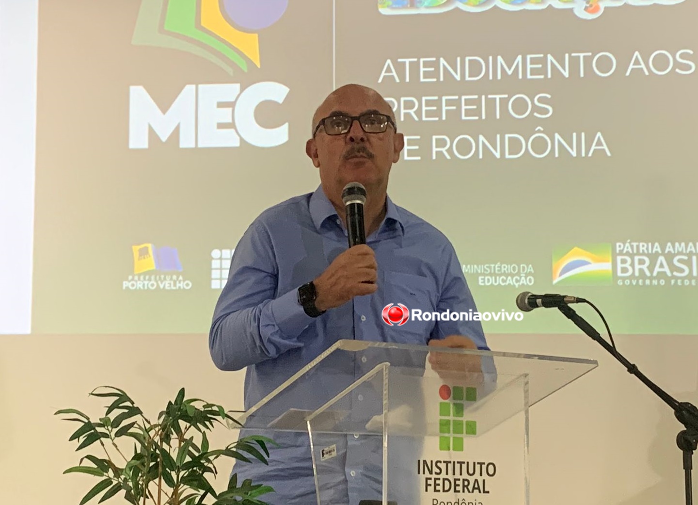 VISITA TÉCNICA: Ministro da Educação vem à Porto Velho e promete mais investimentos