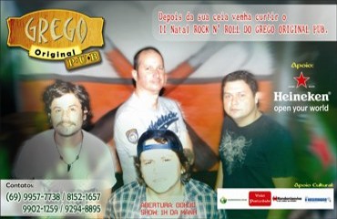 II Natal Rock N´Roll do Grego Original Pub