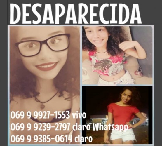 Mãe pede ajuda da população para encontrar filha desaparecida