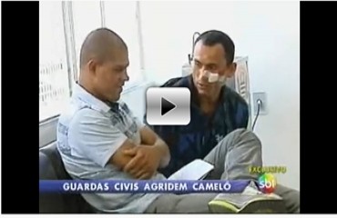 FLAGRANTE -  Camelô é agredido por guardas civis no centro – VÍDEO