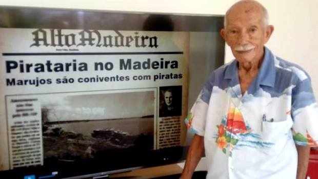 ALTO MADEIRA: O jornalista Euro Tourinho comemora 97 anos hoje