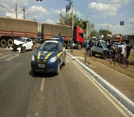 AVANÇOU: Grave acidente deixa criança e mais três pessoas feridas