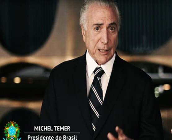 REDE NACIONAL - Em mensagem de natal Temer diz que Brasil tem pressa 