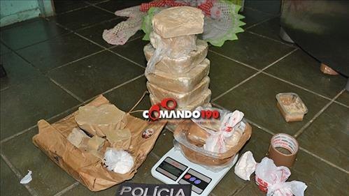 Suposto traficante é preso com sete quilos de cocaína 