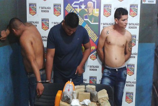 Polícia prende trio que abastecia ‘bocas de fumo’ na área central