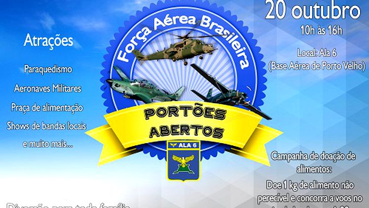 PORTÕES ABERTOS 2018: Base Aérea proíbe uso de propaganda política durante evento