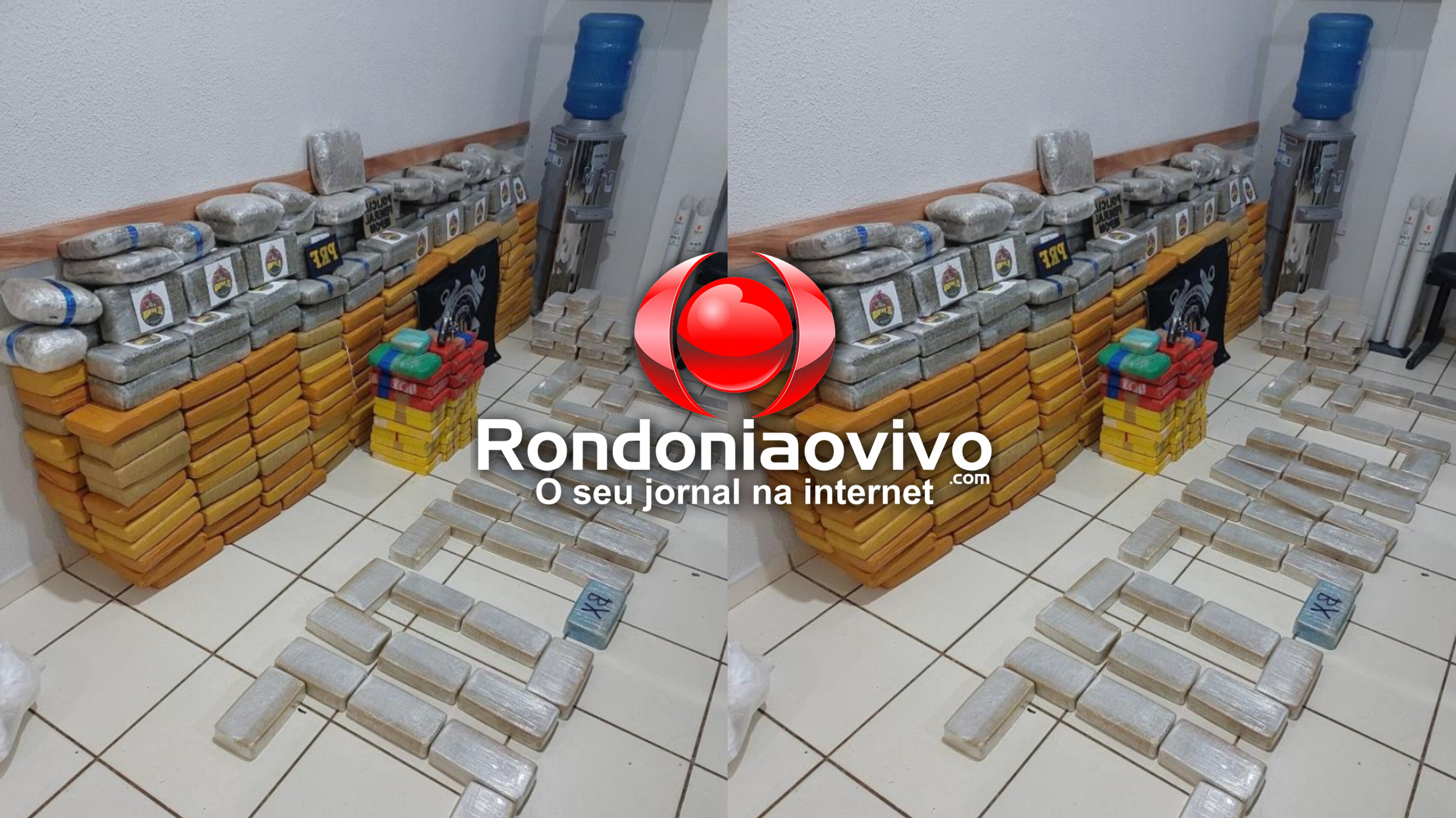 ATUALIZADA: Operação da PF, PRF e PM apreende 421 quilos de drogas e dupla é presa