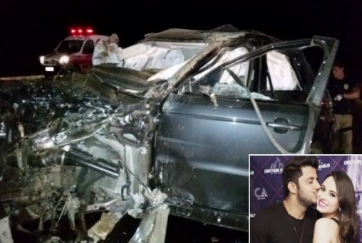 Carro de Cristiano Araújo estava a 179 km/h ao capotar, diz relatório