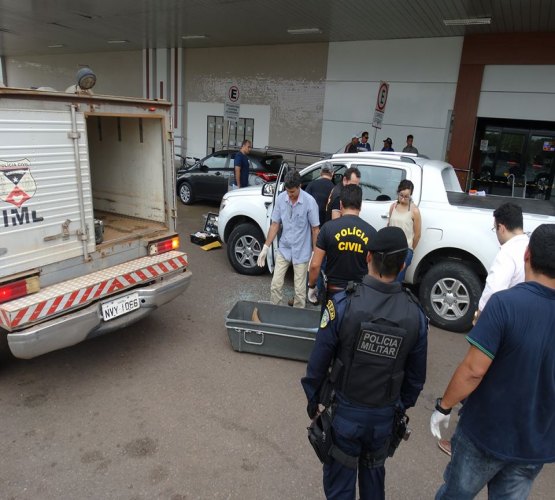 MORTE NO AEROPORTO – Corpo de fazendeiro é retirado pelo IML  