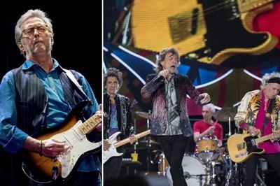 Novo disco dos Rolling Stones terá participação de Eric Clapton
