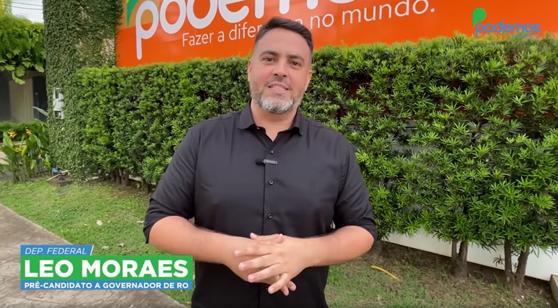 ELEIÇÕES 2022: Léo Moraes confirma pré-candidatura ao Governo do Estado