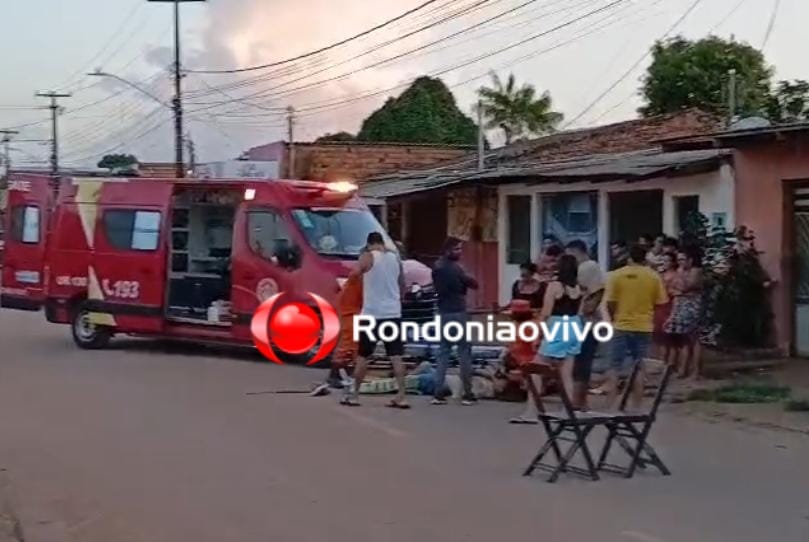 VÍDEO: Grave colisão entre motocicletas deixa duas pessoas feridas na zona Leste