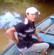 VÍDEO  - Pescador conta como foi atacado por sucuri na capital