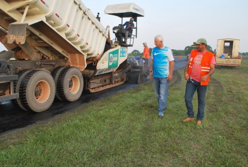 Deputado Airton acompanha obras no Aeroporto de Ji-Paraná