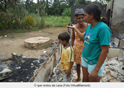 NOVA MAMORÉ - Família perde tudo após incêndio de casa