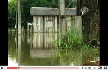 RIO MACHADO - Alagações atingem estágio crítico e preocupam Corpo de Bombeiros - Vídeo