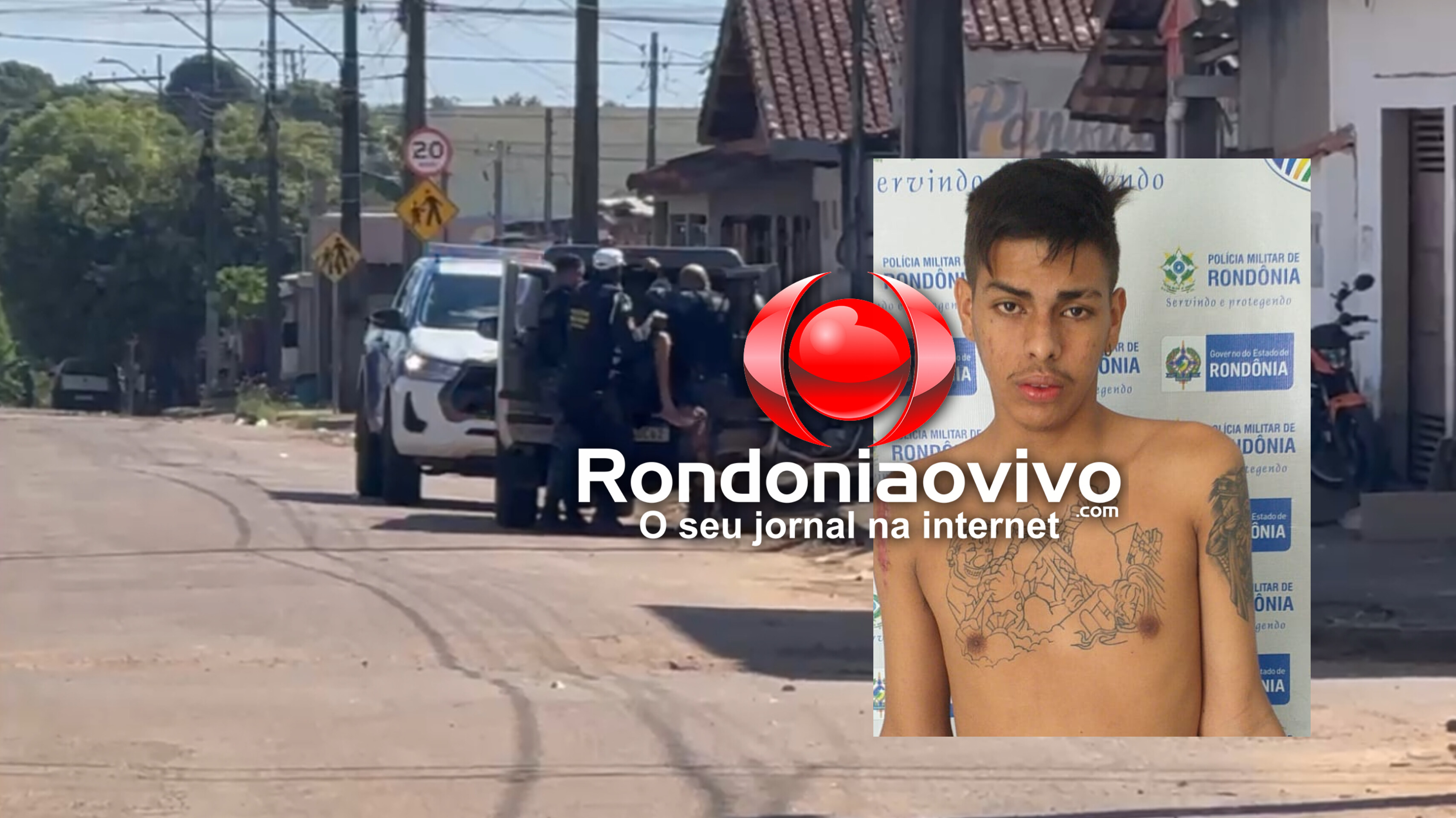 IDENTIFICADO: Criminoso morre em troca de tiros com a Polícia Militar