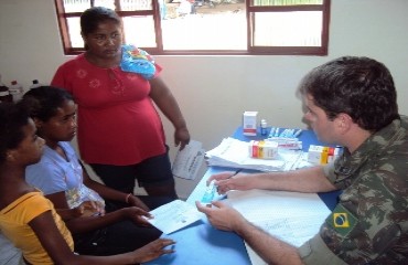 Exército Brasileiro realiza ação cívico social em São Francisco do Guaporé