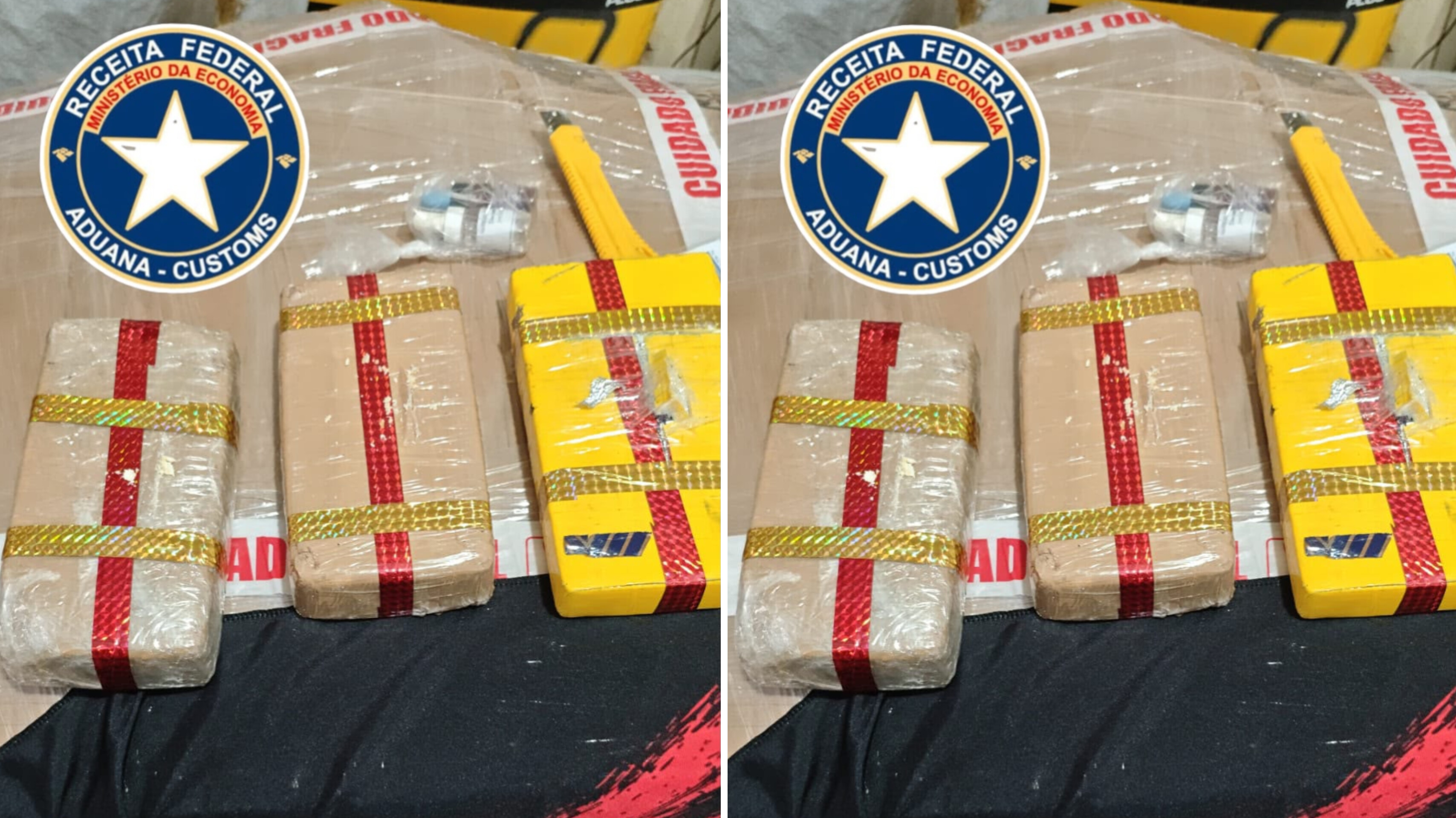 VÍDEO: Drogas são apreendidas em pacote de biscoito Negresco e caixa de sabão Brilhante