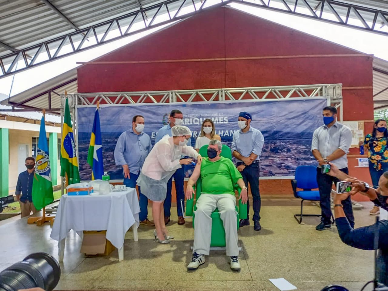 VALE DO JAMARI: Deputado Alex Redano acompanha entrega da vacina contra o coronavírus