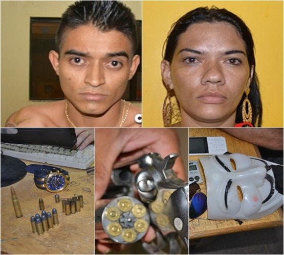 PM e PC prendem fugitivo com arma de uso restrito e mulher que matou aposentada