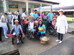 Inclusão Social - Hospital Santa Marcelina promove quadrilha de cadeirantes