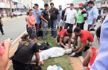 JI - PARANÁ - Idosa é atropelada por motociclista e morre na sala de cirurgia 