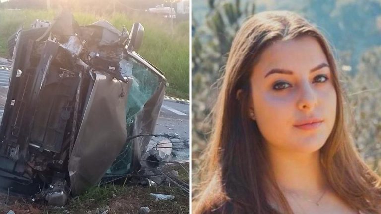 Não resistiu: Jovem de 20 anos morre ao bater em poste e capotar carro com amigos