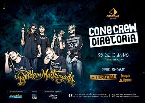 Rondoniaovivo sorteia 10 ingressos para Cone Crew Diretoria 