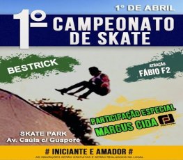 Campeonato de skate neste final de semana em Porto Velho