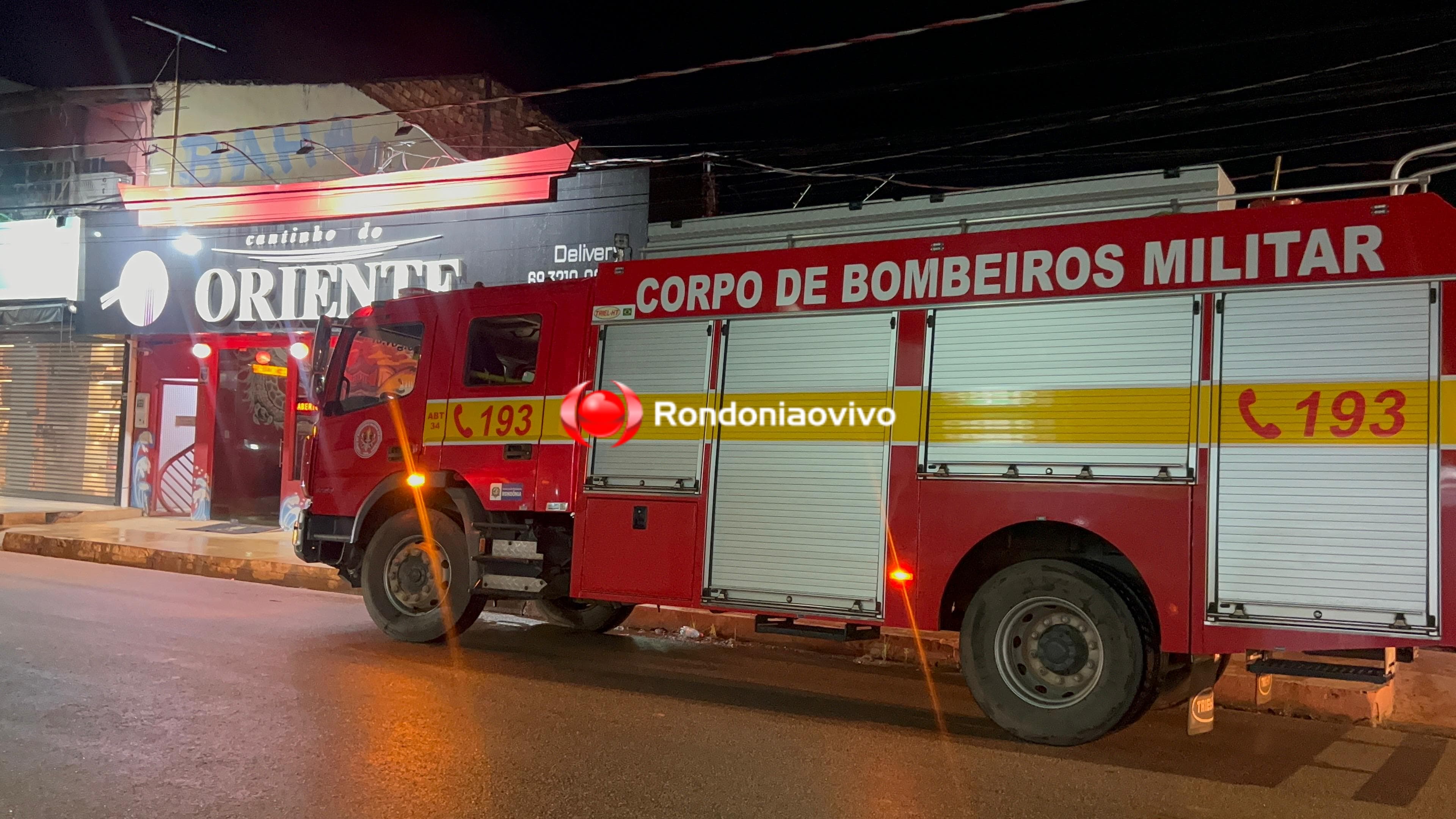 VÍDEO: Princípio de incêndio em loja mobiliza Bombeiros