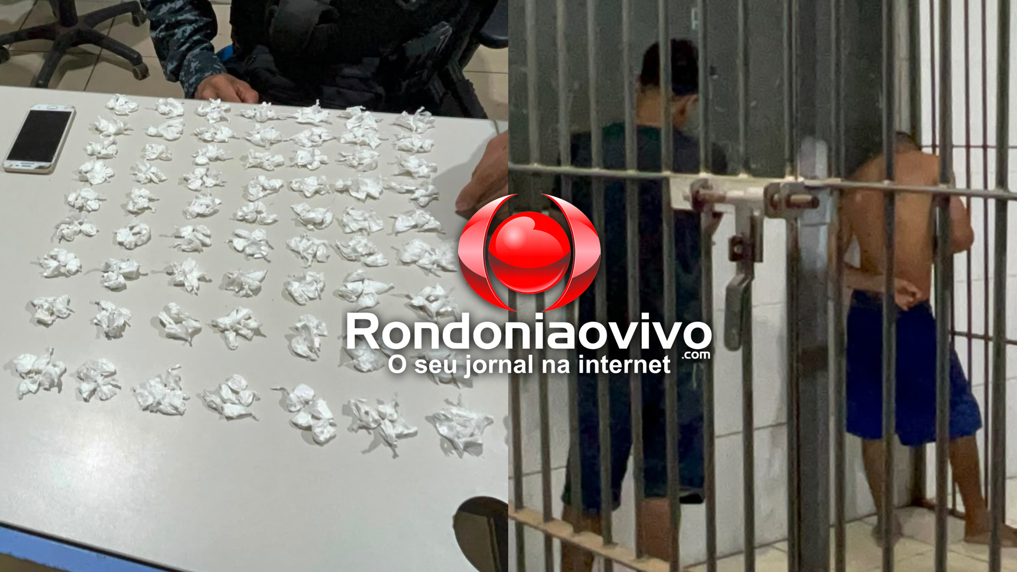 ​NO PLANALTO: Dupla é flagrada com cocaína em ponto de venda de drogas na zona Leste 