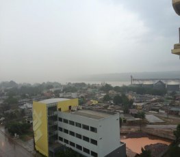 TEMPO: Possibilidade de chuva forte com ventanias para quinta-feira