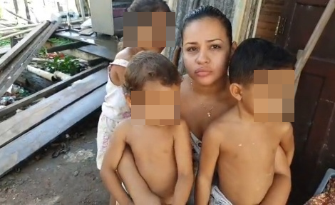 DESESPERO: Mãe de quatro filhos desempregada pede ajuda da população