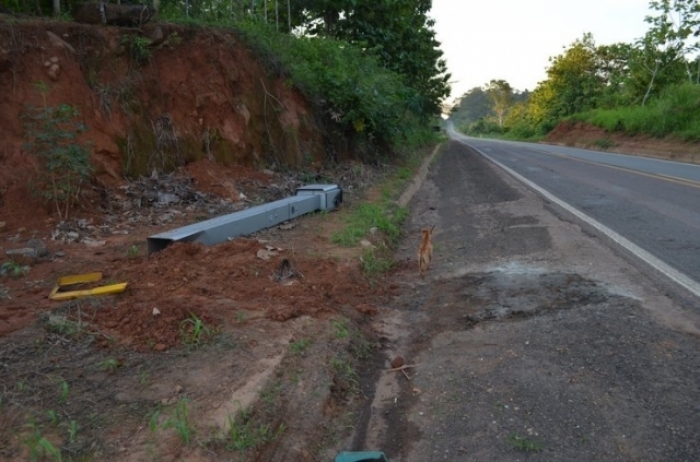 Radares de trânsito são depredados na BR-364