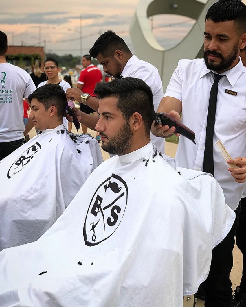 AÇÃO SOLIDARIA: Barbearia realiza evento solidário: Um Corte por um gesto de Amor