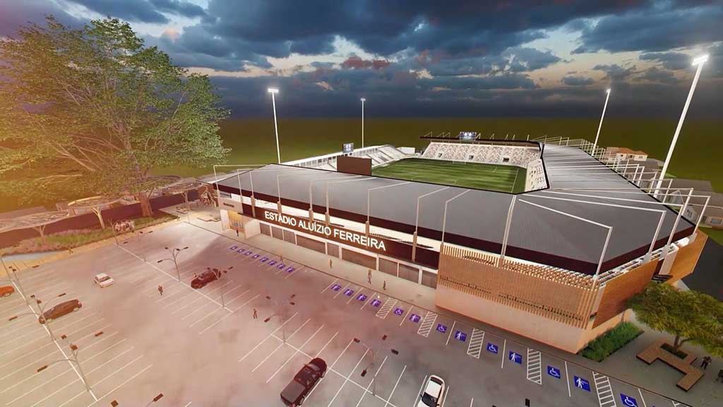 'ARENA POLIVALENTE': Governo firma contrato para reforma do Estádio Aluízio Ferreira