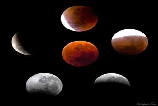 Como seria se um astronauta visse o eclipse total lá da Lua?