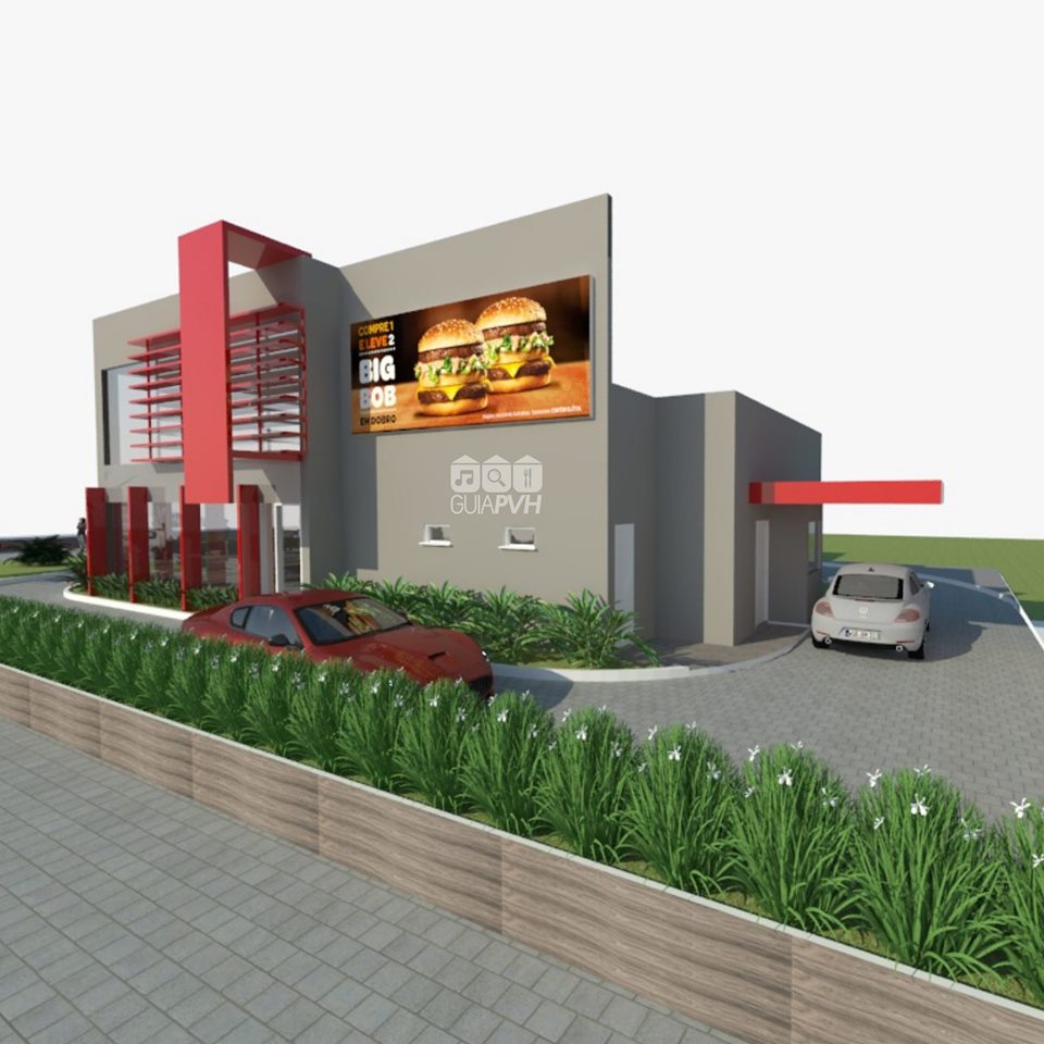 INÉDITO: Prédio do Bob’s com drive-thru será construído em Porto Velho