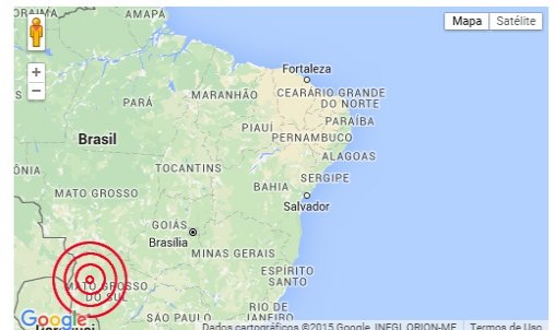 Terremoto de 4.1 pontos é registrado no Mato Grosso do Sul