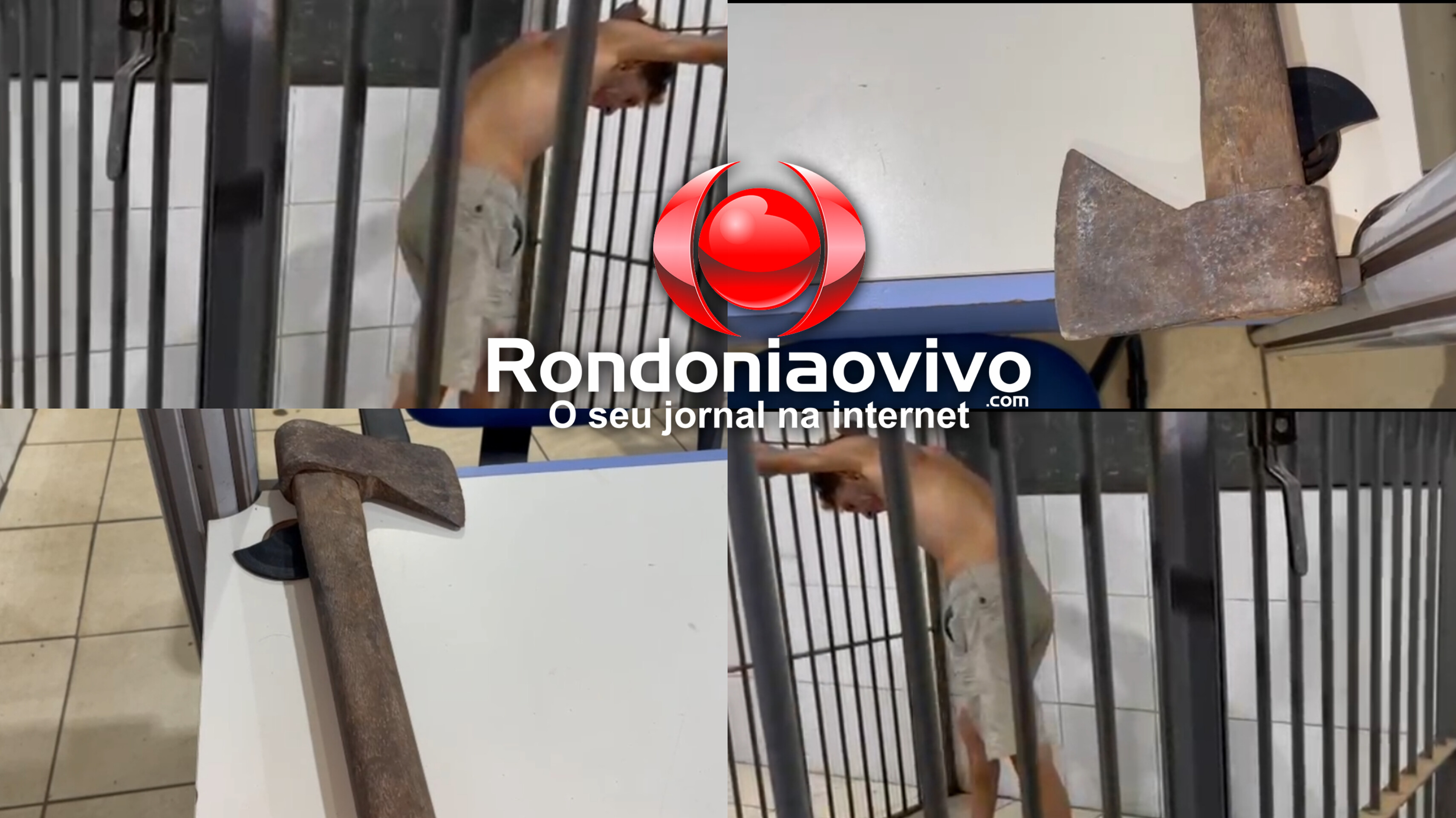 VÍDEO: Armado com machado, homem ameaça matar sobrinha grávida e com bebê no colo