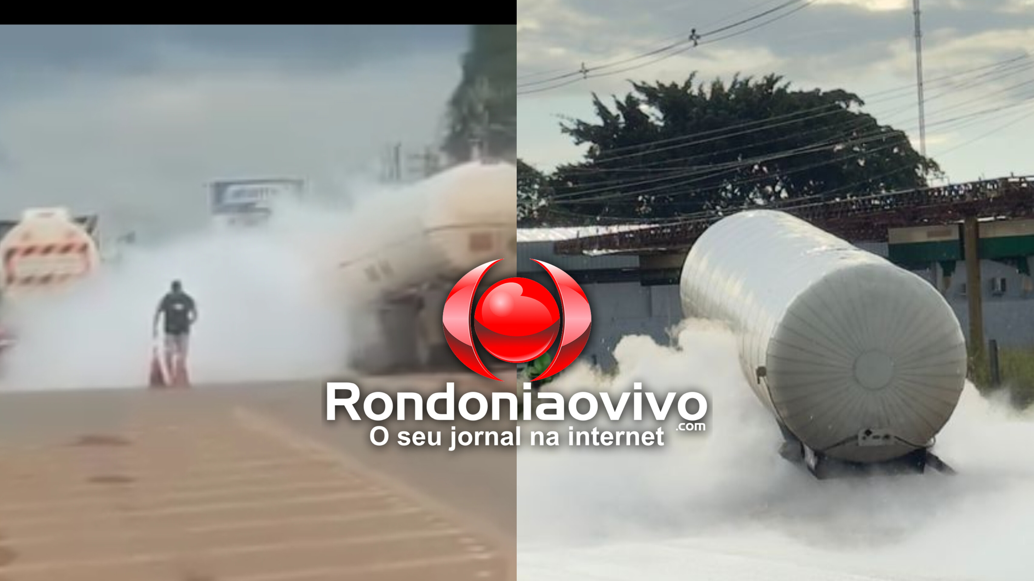 VÍDEO: Vazamento de produto químico em caminhão assusta populares