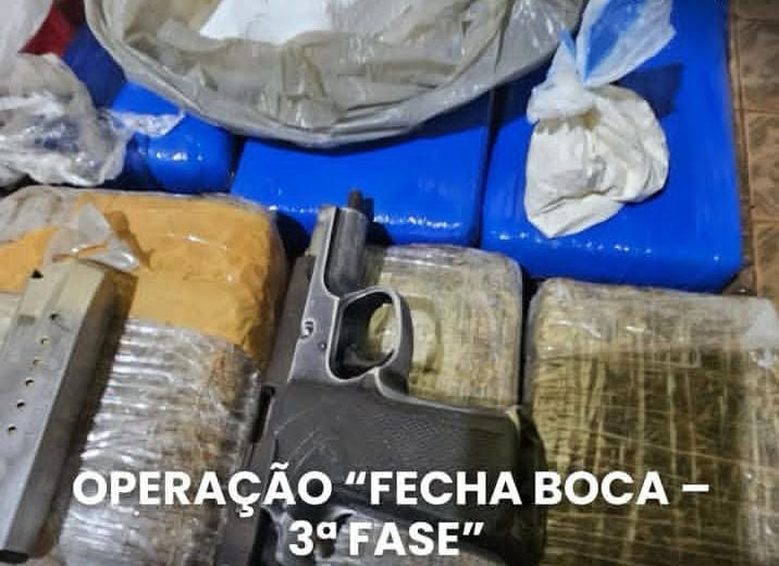COMBATE AO TRÁFICO: Operação Fecha Boca III prende 19 pessoas com armas e drogas 