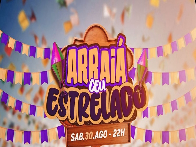 NESSE SÁBADO: Balneário Céu Estrelado faz arraial em meio à natureza 