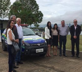 Deputado Airton entrega viatura para Patrulha Maria da Penha