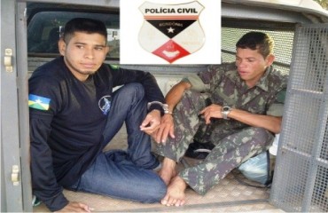 GUAJARÁ-MIRIM - Dupla é presa da BR 425 pela Polícia Civil com arma e droga